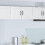 Berkfield Dishwasher Panel Lucca High Gloss White 80 x 31 x 40 cm 1