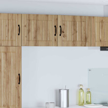 Berkfield Dishwasher Panel Lucca 2 pcs Artisan Oak 50 x 31 x 40 cm