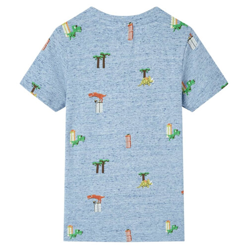 Kids' T-shirt Blue Melange 128 1
