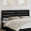 Berkfield Headboard Black Oak Engineered wood 1