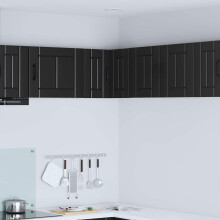 Berkfield Dishwasher Panel Lucca Black 57 x 57 x 40 cm Engineered Wood