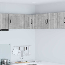 Berkfield Dishwasher Panel Lucca Concrete Grey 57 x 57 x 40 cm