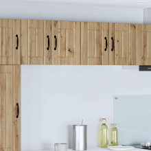 Berkfield Kitchen Wall Cabinet Lucca Artisan Oak 60 x 31 x 40 cm