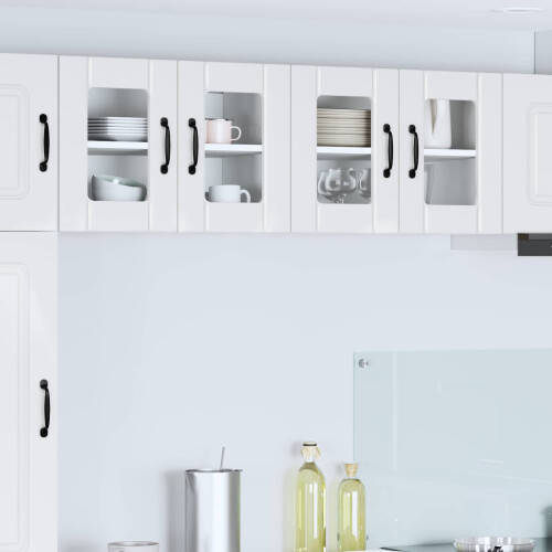 Berkfield Dishwasher Panel Lucca High Gloss White 60 x 31 x 40 cm