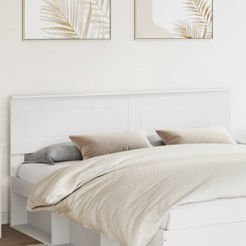 Berkfield Headboard White Engineered wood