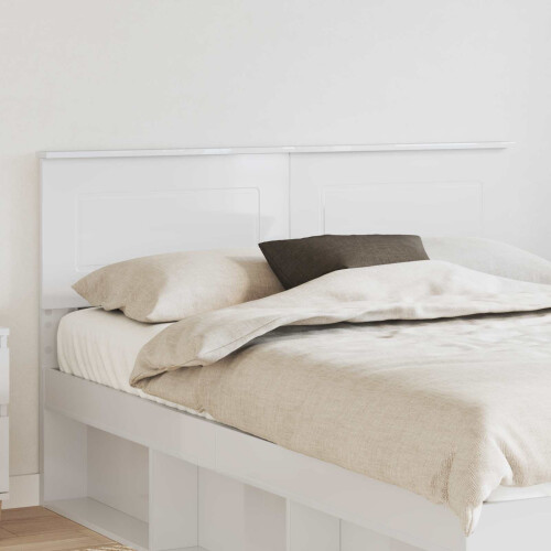 Berkfield Headboard Gloss White Engineered wood