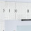 Berkfield Dishwasher Panel Lucca 2 pcs High Gloss White 30 x 31 x 80 cm 1
