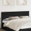 Berkfield Headboard Black Oak Engineered wood 1