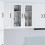 Berkfield Dishwasher Panel Lucca 2 pcs High Gloss White 40 x 31 x 80 cm 1