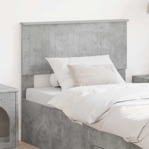 Berkfield Headboard Concrete Grey Engineered wood