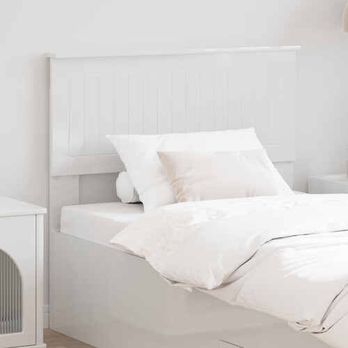 Berkfield Headboard Gloss White Engineered wood