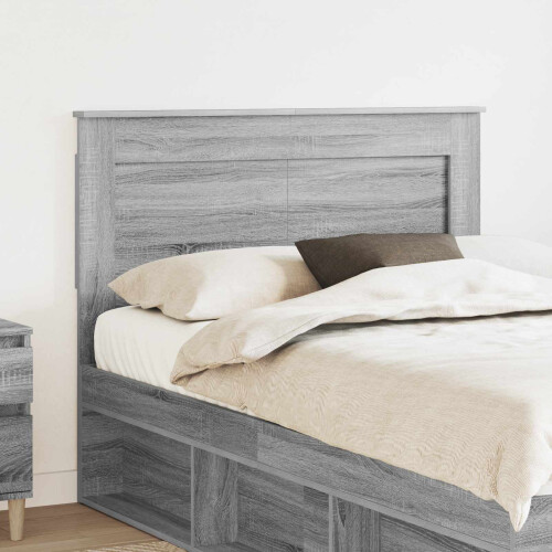 Berkfield Headboard with Headboard Grey Sonoma 120 cm Engineered Wood