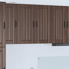 Berkfield Dishwasher Panel Lucca Brown Oak 80 x 31 x 80 cm