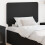 Berkfield Headboard Black Oak Engineered wood 1