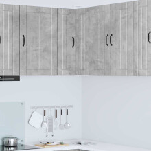 Berkfield Dishwasher Panel Lucca Concrete Grey 57 x 57 x 80 cm