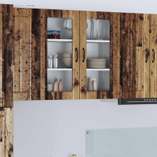 Berkfield Dishwasher Panel Lucca Old Wood 80 x 31 x 80 cm Engineered Wood