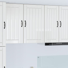 Berkfield Dishwasher Panel Lucca High Gloss White 50 x 31 x 80 cm