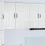 Berkfield Dishwasher Panel Lucca High Gloss White 50 x 31 x 80 cm 1