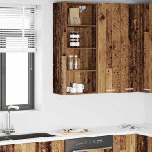 Berkfield Hanging Cabinet Old Wood 40 x 29.5 x 100 cm Engineered Wood