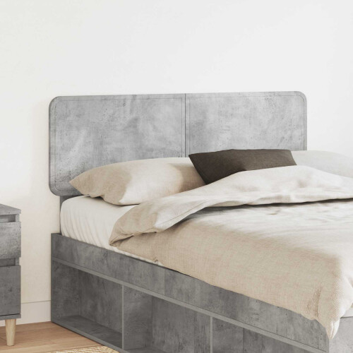 Berkfield Headboard Concrete Grey Engineered wood