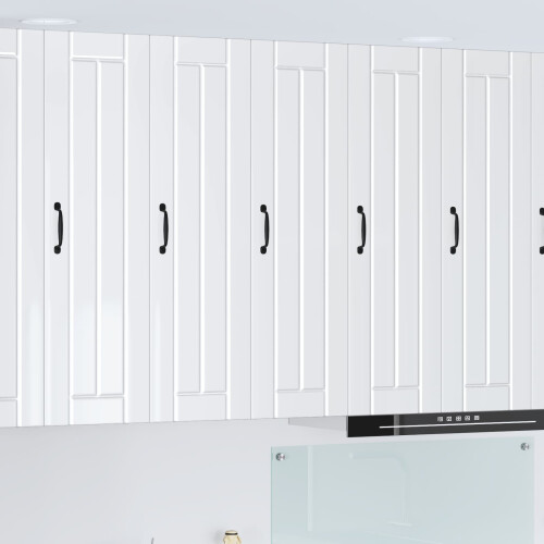 Berkfield Dishwasher Panel Lucca High Gloss White 30 x 31 x 100 cm