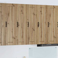 Berkfield Dishwasher Panel Lucca Artisan Oak 30 x 31 x 100 cm