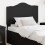 Berkfield Headboard Black Oak Engineered wood 1