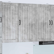 Berkfield Dishwasher Panel Lucca Concrete Grey 50 x 31 x 100 cm