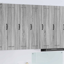 Berkfield Dishwasher Panel Lucca Grey Sonoma 30 x 31 x 100 cm