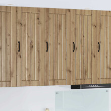 Berkfield Dishwasher Panel Lucca Artisan Oak 40 x 31 x 100 cm