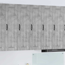 Berkfield Dishwasher Panel Lucca Concrete Grey 30 x 31 x 100 cm