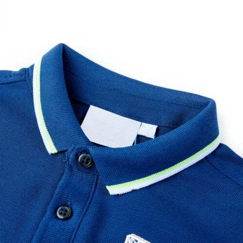 Kids' Polo Shirt Dark Blue 104 2