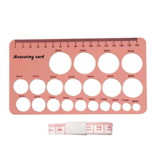 Silicone Nipple Flange Measuring Tool with ColorCoded Design and SkinFriendly Material for Easy Sizing