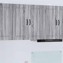 Berkfield Dishwasher Panel Kalmar Grey Sonoma 80 x 31 x 80 cm