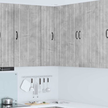 Berkfield Dishwasher Panel Lucca Concrete Grey 57 x 57 x 100 cm