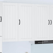 Berkfield Dishwasher Panel Lucca White 50 x 31 x 100 cm Engineered Wood