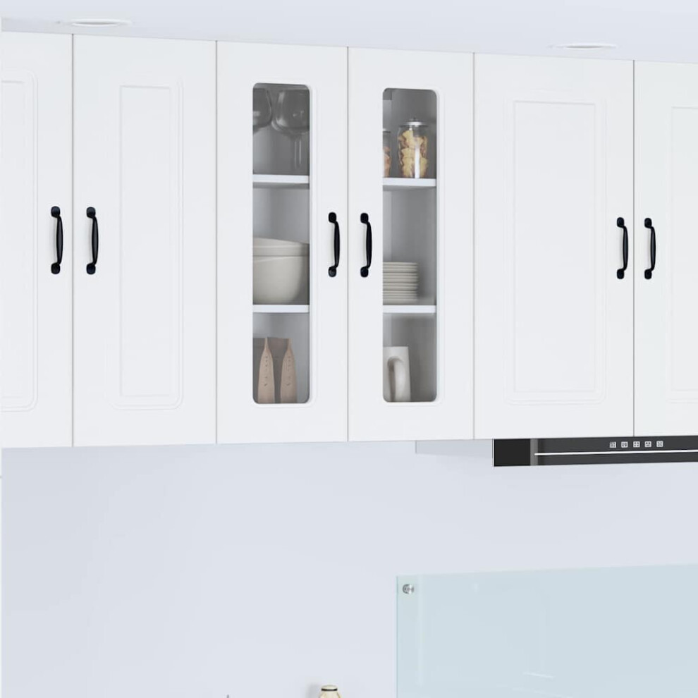 Berkfield Dishwasher Panel Kalmar White 60 X 31 X 80 Cm Engineered Wood 3113237298175