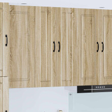 Berkfield Dishwasher Panel Lucca Sonoma Oak 60 x 31 x 100 cm
