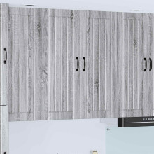 Berkfield Dishwasher Panel Lucca Grey Sonoma 80 x 31 x 100 cm
