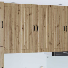 Berkfield Dishwasher Panel Lucca Artisan Oak 80 x 31 x 100 cm