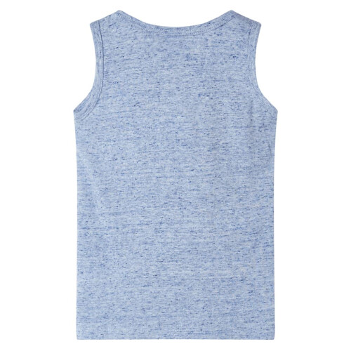 Kids' Tank Top Blue Melange 128 1