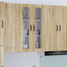 Berkfield Kitchen Wall Cabinet Lucca Sonoma Oak 60 x 31 x 100 cm