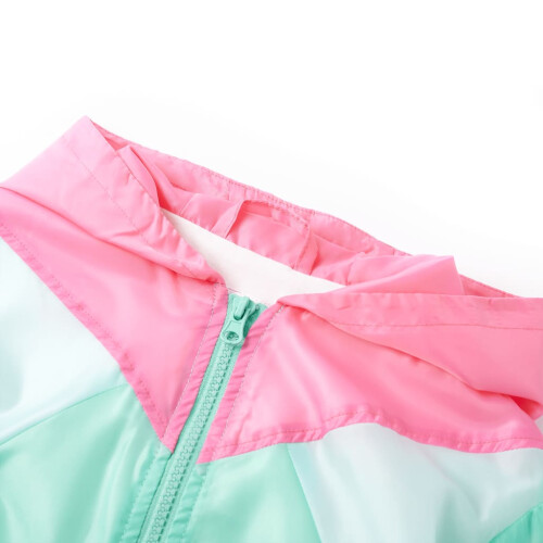 Kids' Hooded Jacket with Zip Multicolour 104 2