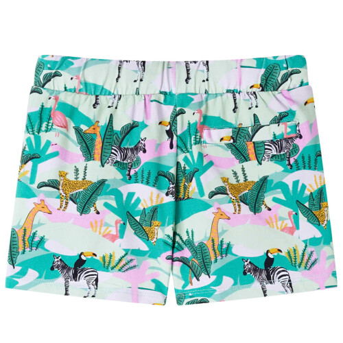 Kids' Shorts with Drawstring Light Mint 92 1