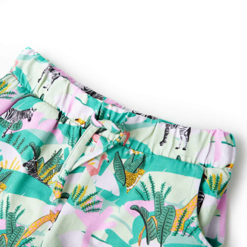 Kids' Shorts with Drawstring Light Mint 92 2