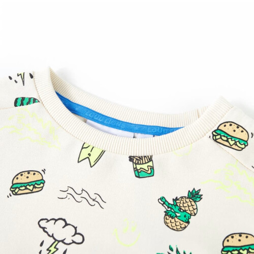 Kids' Sweatshirt Soft Ecru 128 2