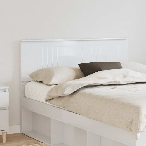 Berkfield Headboard Gloss White Engineered wood
