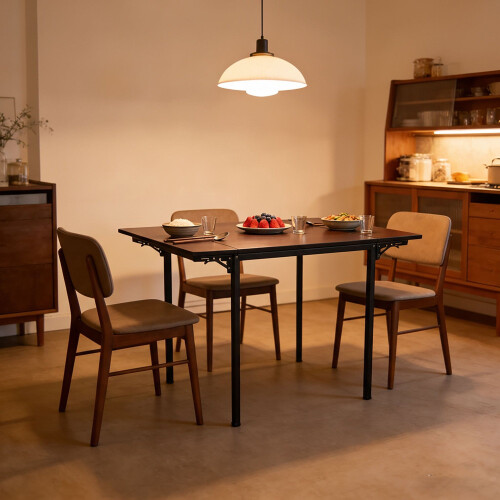 Opklapbare eettafel voor 2-4 personen, ruimtebesparend ontwerp 2