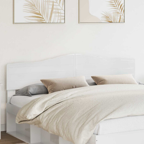 Berkfield Headboard Gloss White Engineered wood