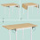Opklapbare eettafel voor 2-4 personen, ruimtebesparend ontwerp 5